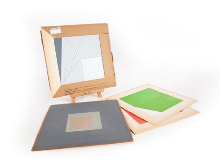 Adolfo De Turris (Montalbano Jonico 1952) Cartella contenente 10 serigrafie...