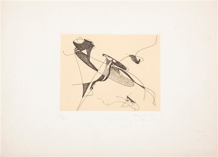 Salvatore Provino (Bagheria 1943-0) Senza titolo 1981 Incisione cm 25x35...