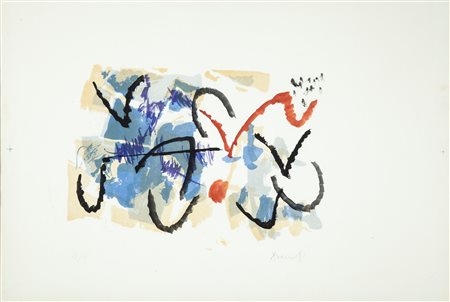 Marcello Avenali (Roma 1912-Roma 1981) Composizione Litografia cm 51x69 - in...