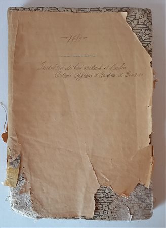 INVENTARIO DEI BENI SPETTANTI AL MARCHESE ANTONIO APPIANI D'ARAGONA 1783 -...
