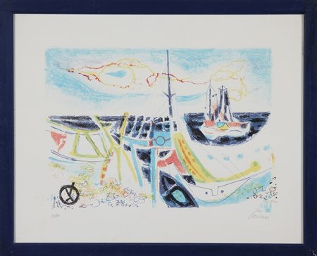 PAULUCCI ENRICO (1901 - 1999) Senza titolo. Litografia. Cm 60,00 x 47,00....