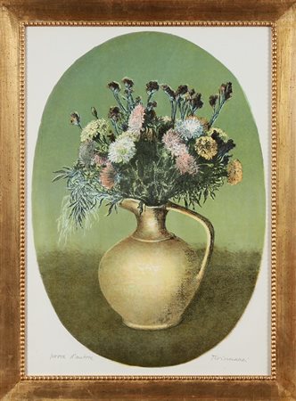 TIRINNANZI NINO GIOVANNI (1923 - 2002) Senza titolo. Litografia. Cm 50,00 x...