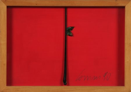 CORSINI VITTORIO (n. 1956) Senza titolo. 1990. Tecnica mista su tavola. Cm...