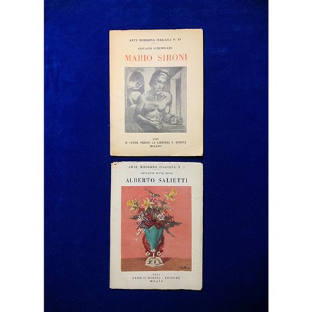 Mario Sironi, Alberto Salietti, lotto di n. 2 cataloghi, 1930, 1952