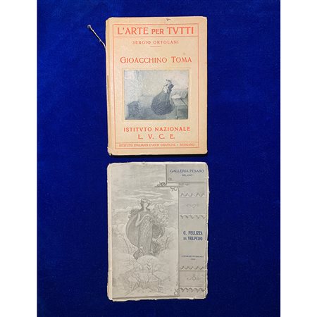 Gioacchino Toma, Pellizza da Volpedo, lotto di n. 2 cataloghi