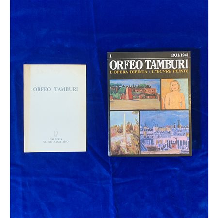 Orfeo Tamburi, lotto di n. 2 volumi
