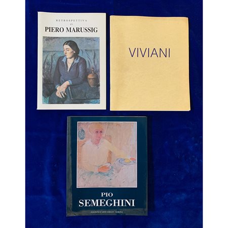 Marussig, Viviani, Semeghini, lotto di 3 volumi