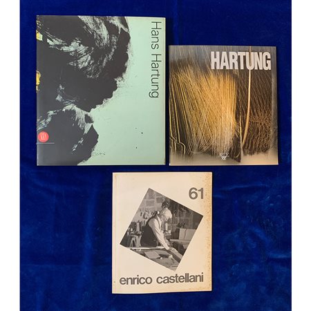Hartung, Castellani, lotto di 3 volumi