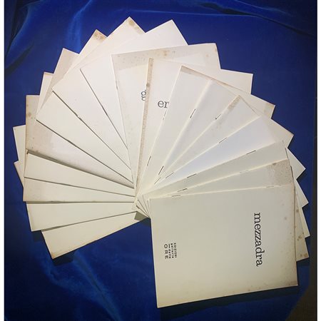 Galleria delle Ore, lotto di n. 17 cataloghi di mostre monografiche