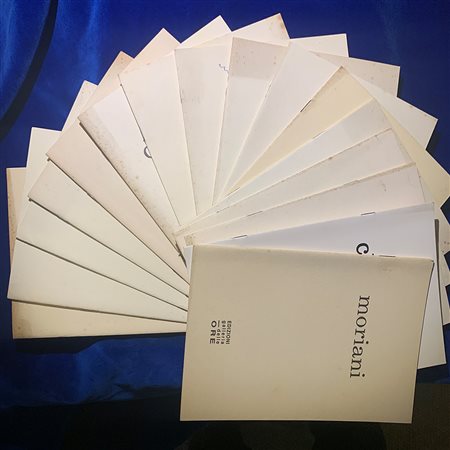 Galleria delle Ore, lotto di n. 16 cataloghi di mostre monografiche