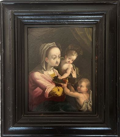 Hendrik van Balen (Anversa 1575 - 1632), Bottega di, Madonna con Bambino e san Giovannino