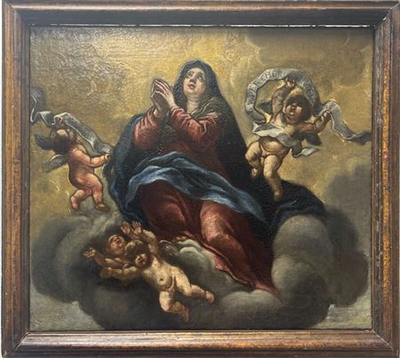 Cosimo Ulivelli (Firenze 1625 - Santa Maria al Monte 1705), Attribuito a, Madonna Assunta