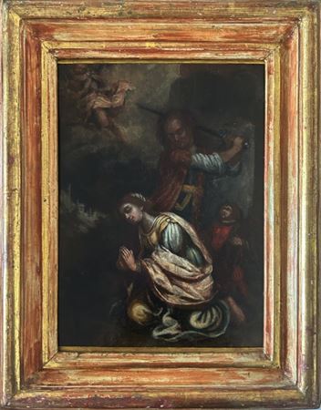 Giovanni Bilivert (Firenze 1576 - 1644), Ambito di, Martirio di Santa Barbara