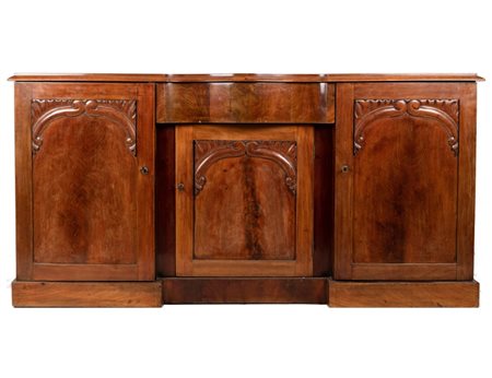 Credenza in mogano biondo