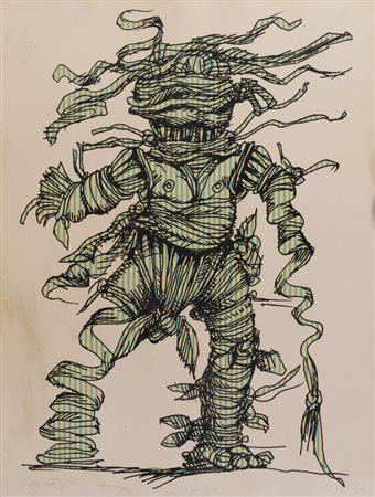 LUCIANO DE VITA (Ancona 1929 - Bologna 1992) "Senza titolo", 1969. Litografia...