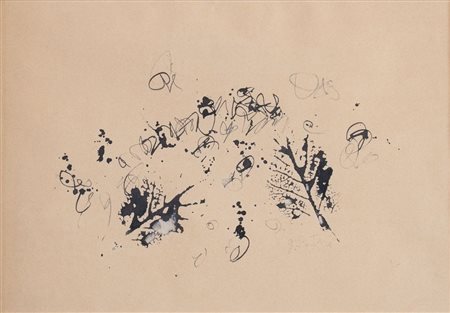 GERMANO SARTELLI (Imola 1925 – 2014) "Senza titolo". China su carta. Cm...