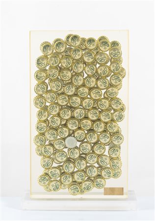 FERNANDEZ ARMAN (Nizza 1928 - New York 2005) "Carlsberg", 1996. Inclusione in...