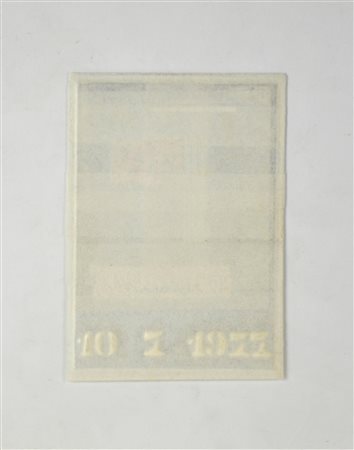Enzo Bersezio BIOGRAFICO - 10 7 1977 tecnica mista su carta, cm 13,5x9,5 sul...
