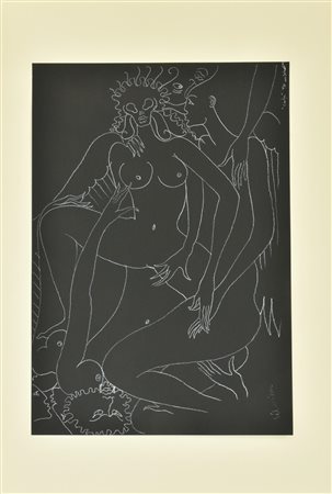 Sebastian L'ENFER serigrafia su carta, cm 35x50; es. 5/85 firma e titolo