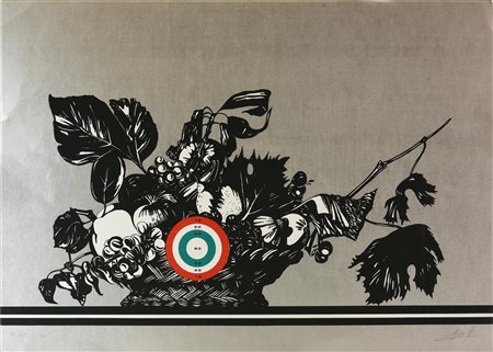 Gino Gini IPOTESI D'USO, 1976 serigrafia a quattro colori su carta, cm 50x70;...