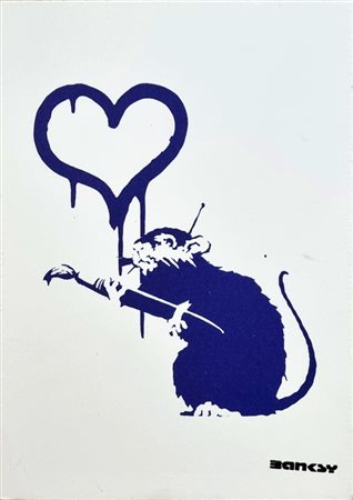 BANKSY Regno Unito XX sec. "Dismaland Love Rat"