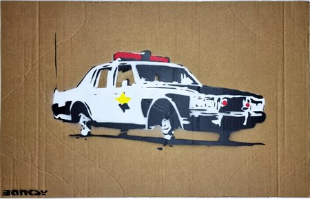 BANKSY Regno Unito XX sec. "Police car"