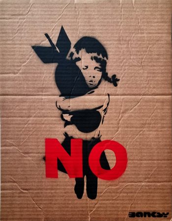 BANKSY Regno Unito XX sec. "Girl bomb NO"