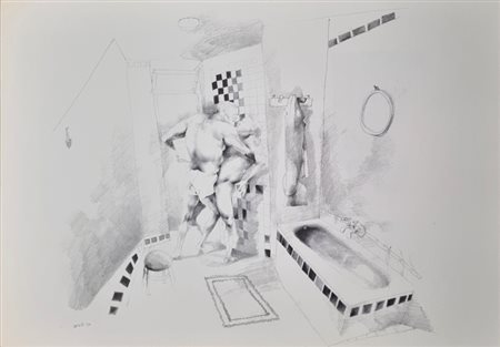 ATTARDI UGO Sori 1923 - Roma 2006 "Per amore"