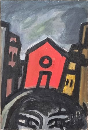 BOLDRINI GUSTAVO Venezia 1927 - Salsomaggiore Terme 1987 "Senza titolo"