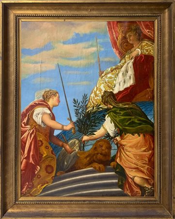 Venezia in trono con la Giustizia e la Pace, 1898