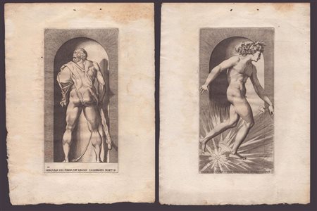 Jacopo Caraglio (1500 ca. - 1565) 
Apollo | Ercole 
 