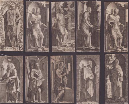 Lambert Suavius Zutman (c. 1510 - 1567) 
Cristo e gli apostoli 
 