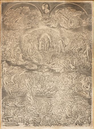 Martin Rota (copia da) (1520 ca. - 1583) 
Giudizio Universale, da Michelangelo 
 