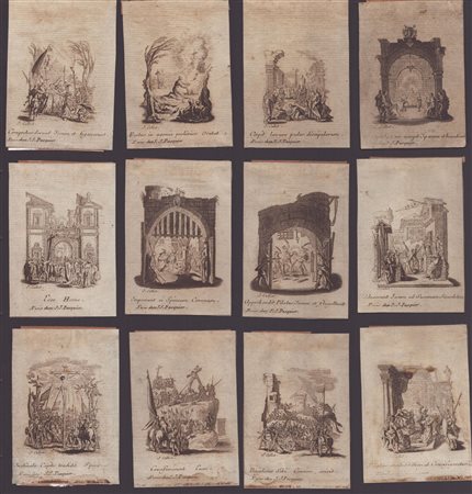 Jacques Callot (copia da) (1592 - 1635) 
La Petite Passion 
 