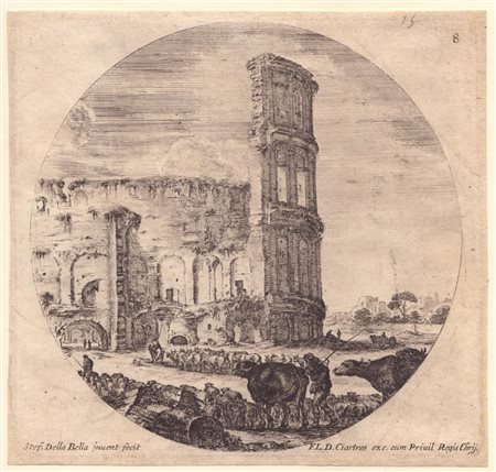 Stefano della Bella (Firenze, 1610 - 1664)  
Colosseo 
 