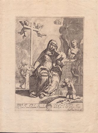 Elisabetta Sirani (Bologna, 1638 - 1665) 
Madonna Addolorata 1657
 