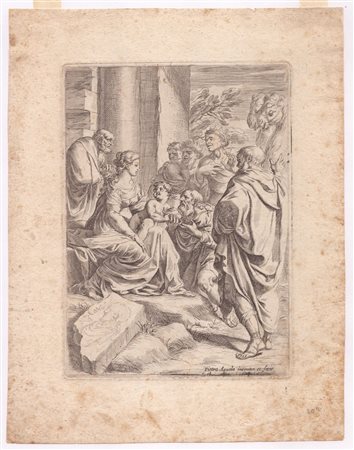 Pietro Aquila (1630 - 1692) 
Adorazione dei Magi 
 