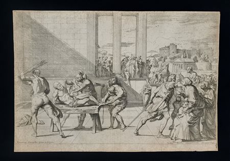 Carlo Maratti (Camerano, 1625 - Roma, 1713) 
Martitio di S. Andrea 
 