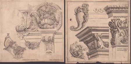 Carlo Antonio Buffagnotti (1660 - c.1715) 
Studi architettonici 
 