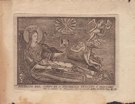  
Ritratto del corpo di S. Filomena vergine e martire 1831
 
