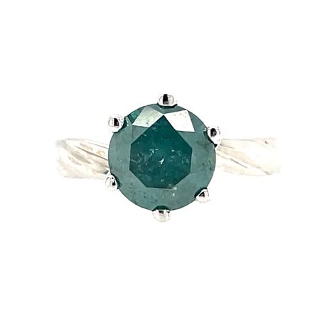 ANELLO CON DIAMANTE BLU - R127