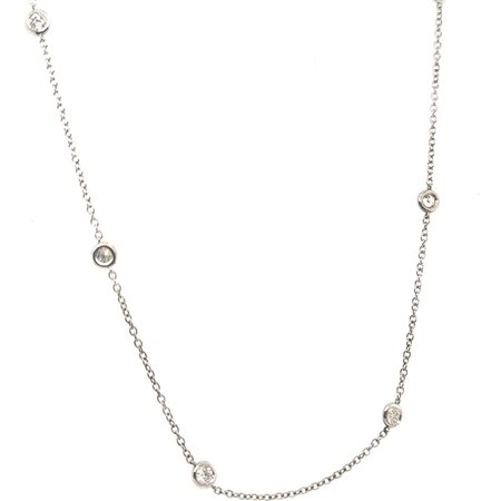 GIROCOLLO IN ORO 4.37 GR CON DIAMANTI - DH30516