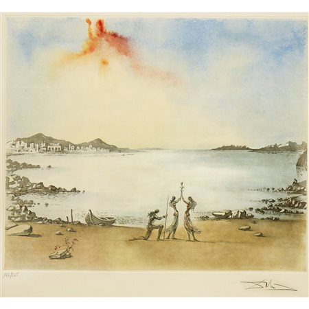 Salvador Dalì (Spanish 1904-1989)  - Danzatrici sulla spiaggia