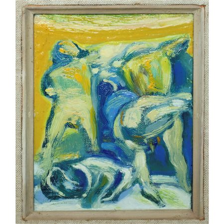 Piero Guccione (Scicli 1935-Modica  2018)  - Studio della Folgorazione di Signorelli, 1963