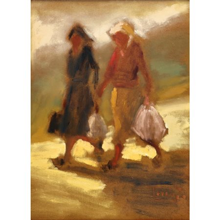 Lorenzo Albino (Tropea 1922-2005)  - Contadine