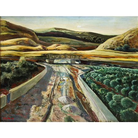 Eligio Egitto (Messina 1933)  - Paesaggio , 1978