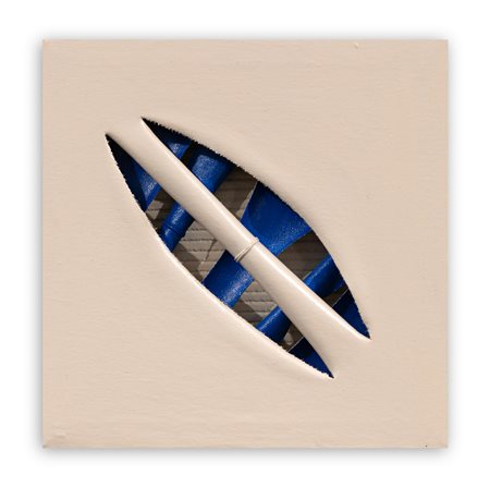 CALOGERO SALEMI (1966) - Squarci di bianco e azzurro, 2023