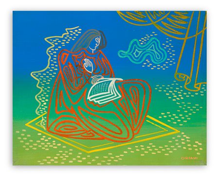PIPPO ORIANI (1909-1972) - Lettrice, 1968 circa