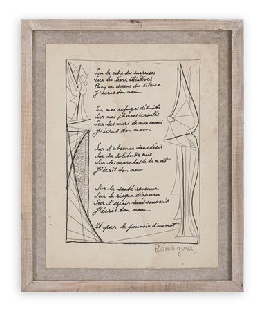 OSCAR DOMINGUEZ (1906-1957) - Senza Titolo, 1947