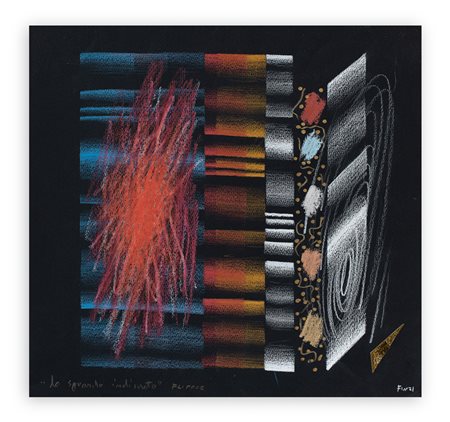 ENNIO FINZI (1931) - 'Lo sguardo indiscreto' Flipper